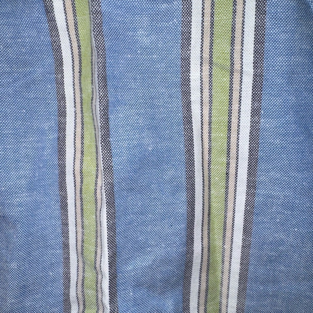 NWT Ben Sherman Mens Short Sleeve Button Up Striped Shirt Size Medium - Picture 4 of 8